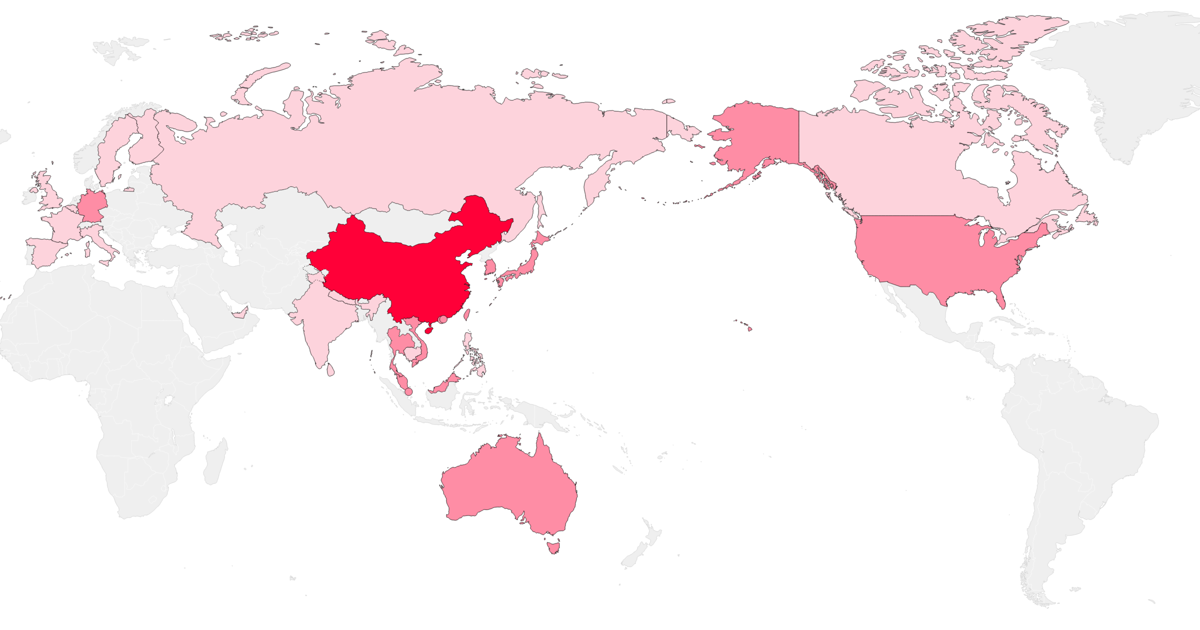 չինաստան կորոնավիրուսի տարածում որտեղ կա վիրուս coronavirus china world